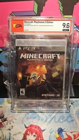 Minecraft Playstation 3 PSA/WATA 9.6A+. Not Vga Cgc