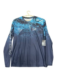 Camisa de Pesca Reeltree Azul Para Hombre Talla XLarge Manga Larga Coliseo - Imagen 1 de 7