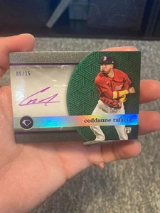 2024 Topps Diamond Icons tinta púrpura/15 Ceddanne Rafaela #WPA-CR novato automático - Imagen 1 de 2