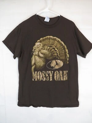 Mossy Oak Camo Strutting Tom Turkey Gobbler T-shirt Medium M Hunting - Image 1 of 4