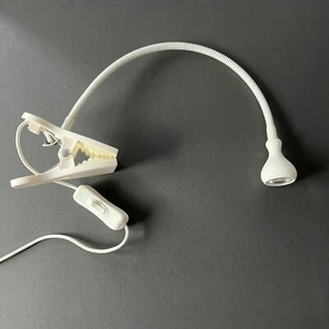 IKEA Jansjo DISCONTINUED Clip Light Spotlight  White - Picture 1 of 3