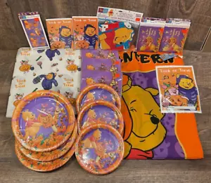 Winnie the Pooh Halloween or Birthday Party Supplies Lot- Vintage Disney- NIP🍯 - Picture 1 of 14