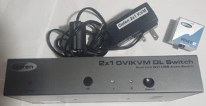 Gefen 2:1 alimentation uniquement ex-tend-it EXT-DVIKVM-241DL KVM commutateur USB 8181-0101 - Photo 1/2