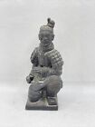 Vintage Chinese Xian Dynasty Terracotta Tomb Warrior Army Statue Figurine 11cm