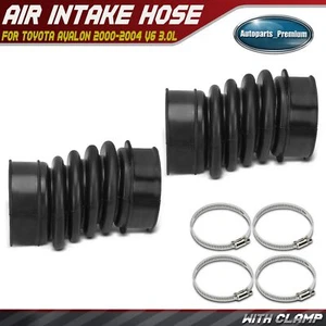 2x Resonator To Engine Air Intake Duct Hose w/ Clamp for Toyota Avalon 2000-2004 - Picture 1 of 9