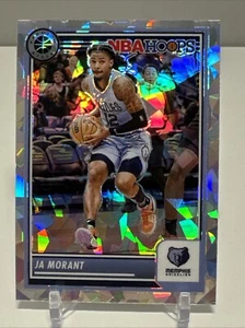 2023-24 NBA Hoops Premium Stock Ja Morant Silver Cracked Ice #102 - Picture 1 of 2