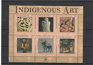 NATIONS UNIES BLOC NEUF ARTS INDIGENES 2004 ETAT EXCELLENT - Foto 1 di 1