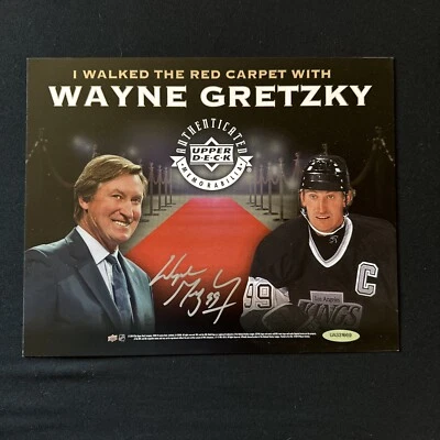 Wayne Gretzky Autographed 8x10 Photo UDA Upper Deck Kings Red Carpet COA - Image 1 of 4