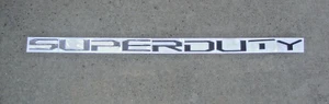 Ford Tailgate 3D Gloss Black Super-Duty Logo Gloss Letter Insert - Bild 1 von 3