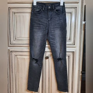Risen Jeans - Taille 26 - Größe 3 - schwarz - distressed - Bild 1 von 5