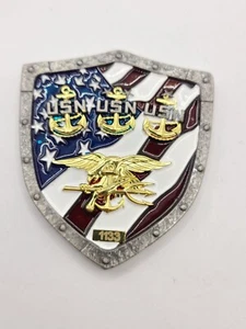 SEAL Team 2 / Two Chief's Mess ser#1133 Navy Challenge Coin - Picture 1 of 6