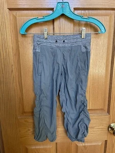 Ivivva Girls 10 Grey Cropped Live to Move Athletic Pants GUC - Picture 1 of 4