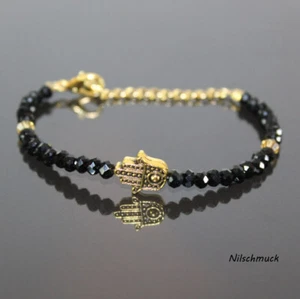 Frauen Fatimas Hand Bicone Kristall Perlen Shamballa Armband Glücksbringer Damen - Bild 1 von 4