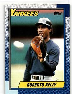 1990 Topps #109 Roberto Kelly New York Yankees MLB Baseball Card