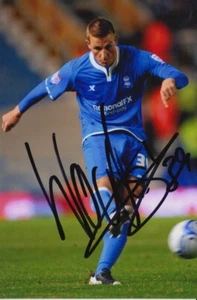 CHRIS WOODS HAND SIGNED 6X4 PHOTO - FOOTBALL AUTOGRAPH - BIRMINGHAM CITY 2. - Imagen 1 de 1