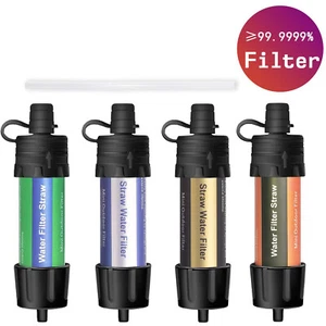 Portable Outdoor Water Purifier Camping Hiking Emergency Survival Water Filter - Picture 1 of 16