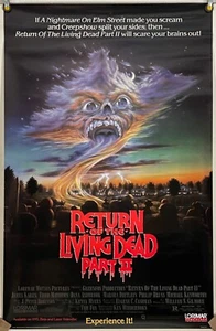 RETURN OF THE LIVING DEAD PART II ROLLED ORIGINAL VIDEO MOVIE POSTER (1987) - Picture 1 of 1