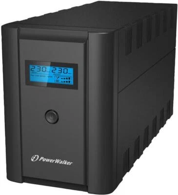 PowerWalker VI 1200 LCD/IEC Line Interactive UPS, 1.2kVA / 600W - POWERWALKER - Image 1 of 2