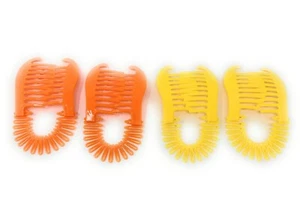 4 Pcs Interlocking Banana Combs Stretch Flexible Hair Combs Clips Flexible. - Picture 1 of 4