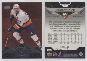 2007-08 Upper Deck Black Diamond Ruby /100 Miroslav Satan #112