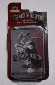 2001 Upper Deck Tiger Woods Collection Premier Edition Tin Factory Sealed G-1 - Picture 1 of 7