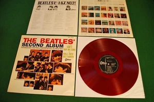 Beatles Second Album Japan LP 1.st press Mint 1964 red vinyl Odeon OR-7058 - Bild 1 von 8