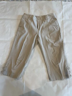 Pantalones cortos Coldwater Creek para mujer 4 Petite bronceado 18” entrepierna ajuste natural envío rápido Foto 1 de 4