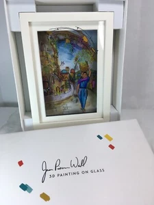 Jean Pierre Weill ""Ruth"" vitreografia pittura 3D su vetro tema biblico in pensione - Foto 1 di 9