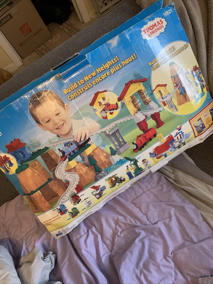 Thomas and friends mega bloks 10521 misty mountain toy train set . COMPLETE SET - Image 1 of 4