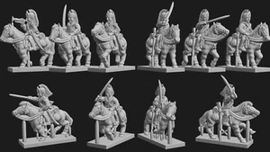 24x 15mm/1:100th AWI British Light Dragoons (Turner Miniatures) - Picture 1 of 1