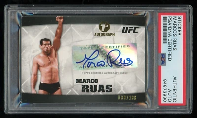 Marco Ruas 2010 Topps UFC First Auto 088/188 PSA/DNA MMA King of the Streets - Image 1 of 3