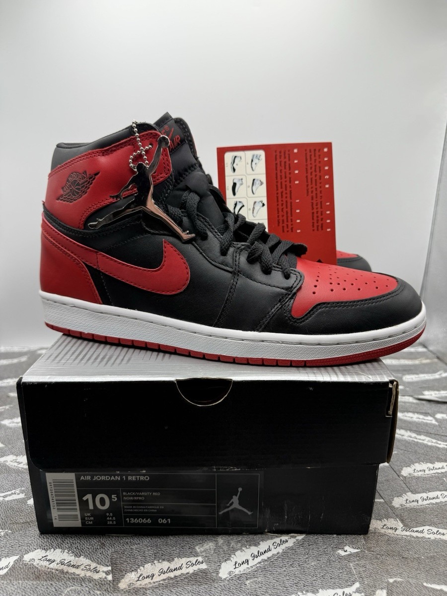 Jordan 1 Retro 2001 Bred for Sale - Authenticity Guaranteed Jordan 1 Retro 2001 Bred for Sale - Authenticity Guaranteed