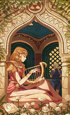 Kevin Hong - Lullaby - sold out fine art Legend of Zelda art print - signed! - Image 1 of 2