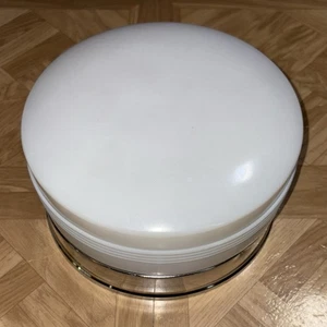 Vintage Enamel Lighting Fixture Dome Shade w/ Insulation Ready To Install - Picture 1 of 7