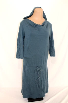 IBEX Hoodie / Dress Merino Wool, Womens Medium, Teal Green - Image 1 of 4
