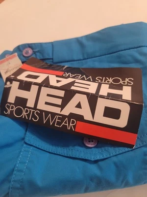 Vintage New Head Shorts Women's Extra Large Turquoise Color Size 38 - Image 1 of 4