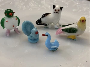 Vintage handgefertigte Glas Miniatur Figuren - Bild 1 von 7