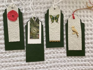 Handmade gift tags for a variety of occasions 4 per order - Picture 1 of 5