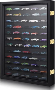 Model Car Display Case 1/64 Scale Model Car Display Case Cabinet Rack 26.5 X 18. - Picture 1 of 12