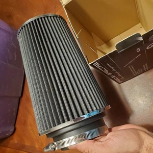 Spectre Performance Universal HPR Air Filter Conical 10.125" Black, SPE 9731 - Picture 1 of 6