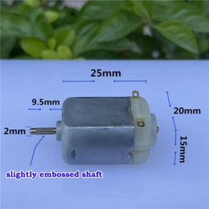 DC 3V 5V 6V 25000RPM High Speed 20mm Mini 130 Electric Motor DIY RC Toy Slot Car - Picture 1 of 6