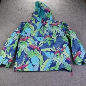 Vineyard Vines Anorak Jacket Girls Medium (12-14) Blue La Palmerie Island Hooded - Picture 1 of 9