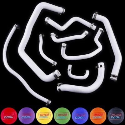 WITH CLAMP FOR HONDA CBR954RR CBR 954 RR 2002 2003 SILICONE RADIATOR HOSE WHITE - Изображение 1 из 4