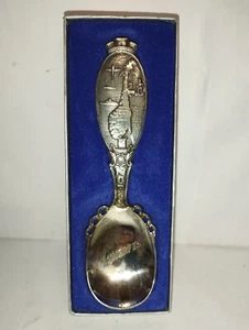 Vintage Andenken Löffel Norwegen Versilbert - Bild 1 von 6
