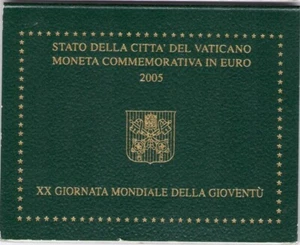 2005 Vatican City - XX World Youth Day, 2 euro in folder - BU - Picture 1 of 1