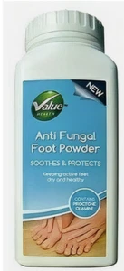 Anti Fungal Foot Powder 75g Value Health Soothes Protects Athletes Dry Feet - Picture 1 of 1