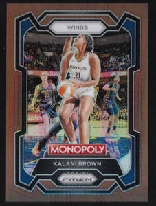 2024 Panini WNBA Monopoly Prizm #47 KALANI BROWN "BROWN PRIZM" Parallel /249 - Picture 1 of 2