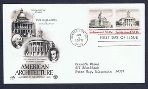 USA FDC - 1979 - Architecture Series, Artcraft  Scott #  1781-82 - Picture 1 of 1