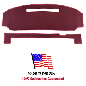 Burgundy Carpet Dash Cover Compatible w/ Chevy Lumina 1990-1994 USA Made CH95 - Picture 1 of 11
