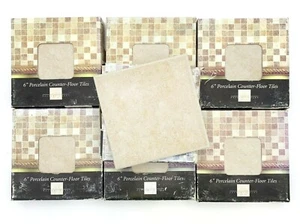 24 Jeffrey Court 6” x 6” Porcelain Counter - Floor Tiles hard to find - Picture 1 of 6